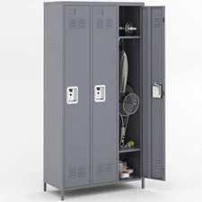 Metal Locker Employee Lockers Steel Storage Locker for Home School Office GYM