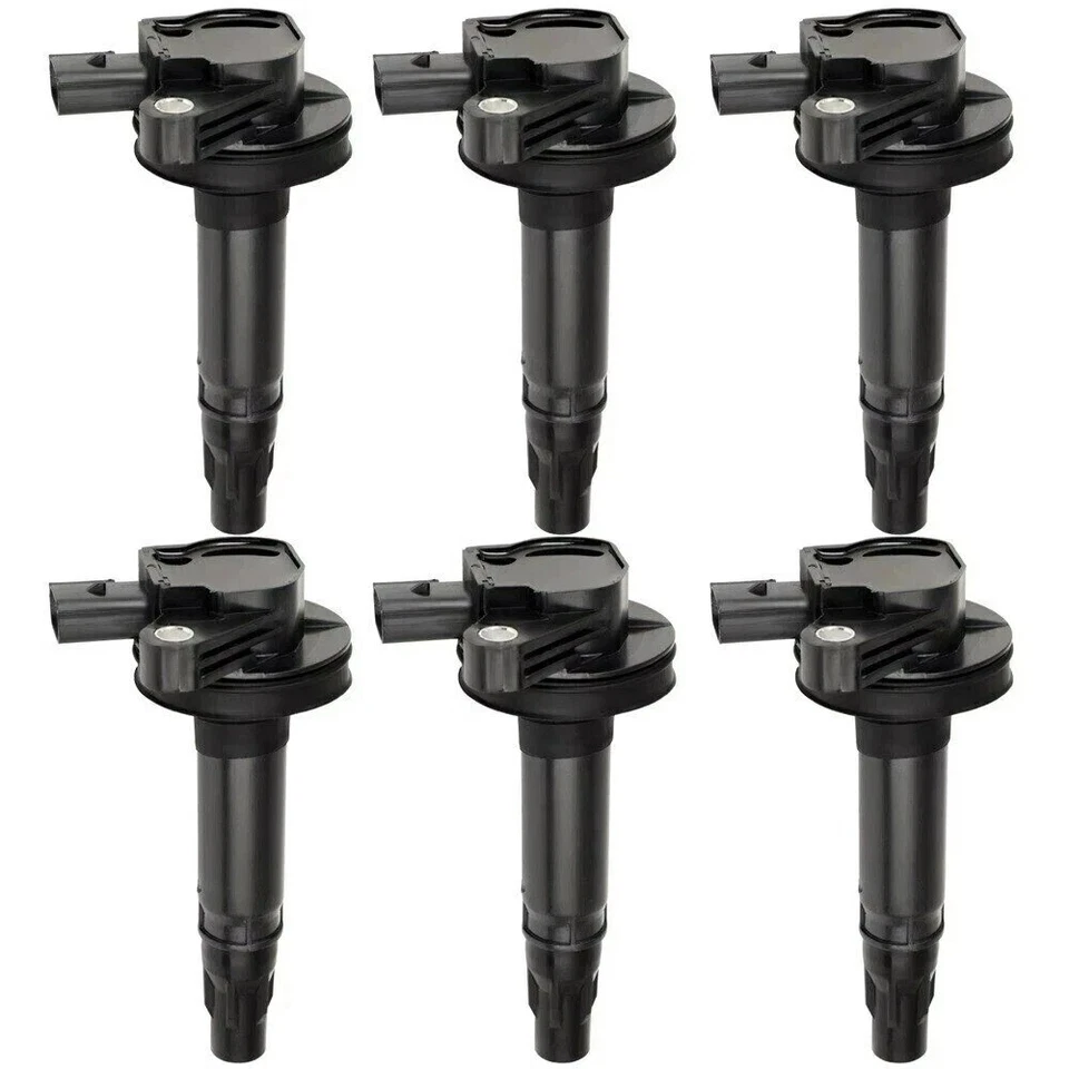6 bujías NGK y paquetes de bobinas de encendido para Ford Edge Mustang Lincoln Mazda Foto 2 de 4