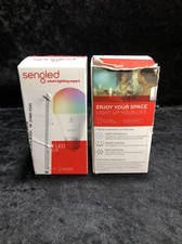 2 NEW Sengled Smart Light Bulbs, Color Changing Alexa Light Bulb Bluetooth Mesh