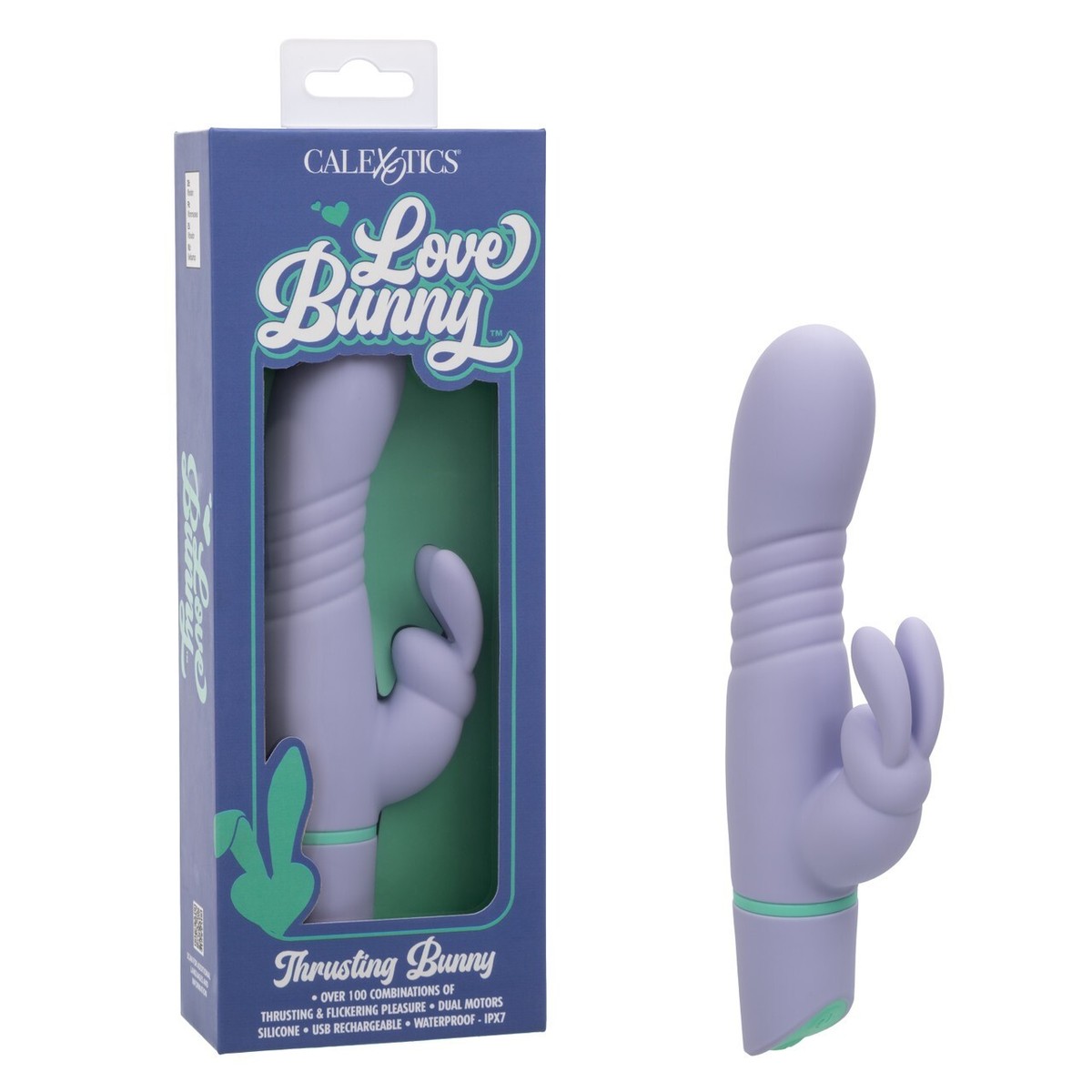 CalExotics Love Bunny Thrusting Bunny Rechargeable Silicone Rabbit Vibrator  | eBay