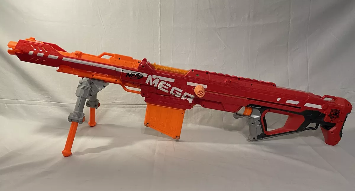  Nerf Centurion Mega Toy Blaster with Folding Bipod, 6-Dart  Clip, 6 Official Nerf Mega Darts, and Bolt Action for Kids, Teens, and  Adults ( Exclusive) : Toys & Games