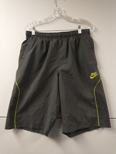 Nike Swim Trunks Youth Medium Sportswear Black Drawstring Shorts