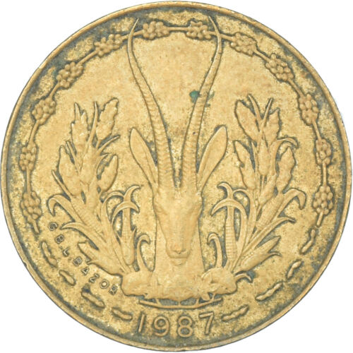 [#1330118] Moneta, Kraje Afryki Zachodniej, 5 Francs, 1987 - Zdjęcie 1 z 2