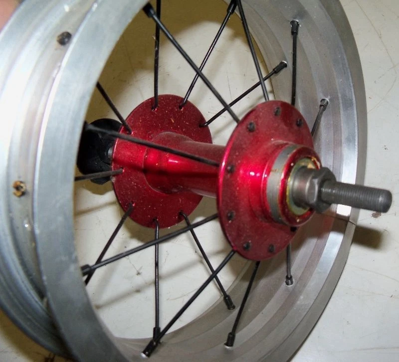 BUJE ROJO TRASERO 12" NIÑOS CHOPPER SCOOTER REPUESTOS B89 Foto 2 de 3