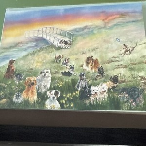 Card Death Of A Dog “ The Rainbow Bridge”
