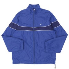 Vintage Embroidered Nike Logo Zipper Nylon Jackets