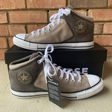 Converse Chuck Taylor All Star High Street Mid Sneakers Men's Brown White NEW