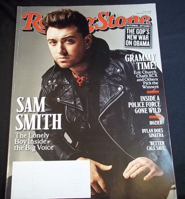 Rolling Stone Issue 1228 Feb 2015 Sam Smith Grammy predictions Behind the Covers