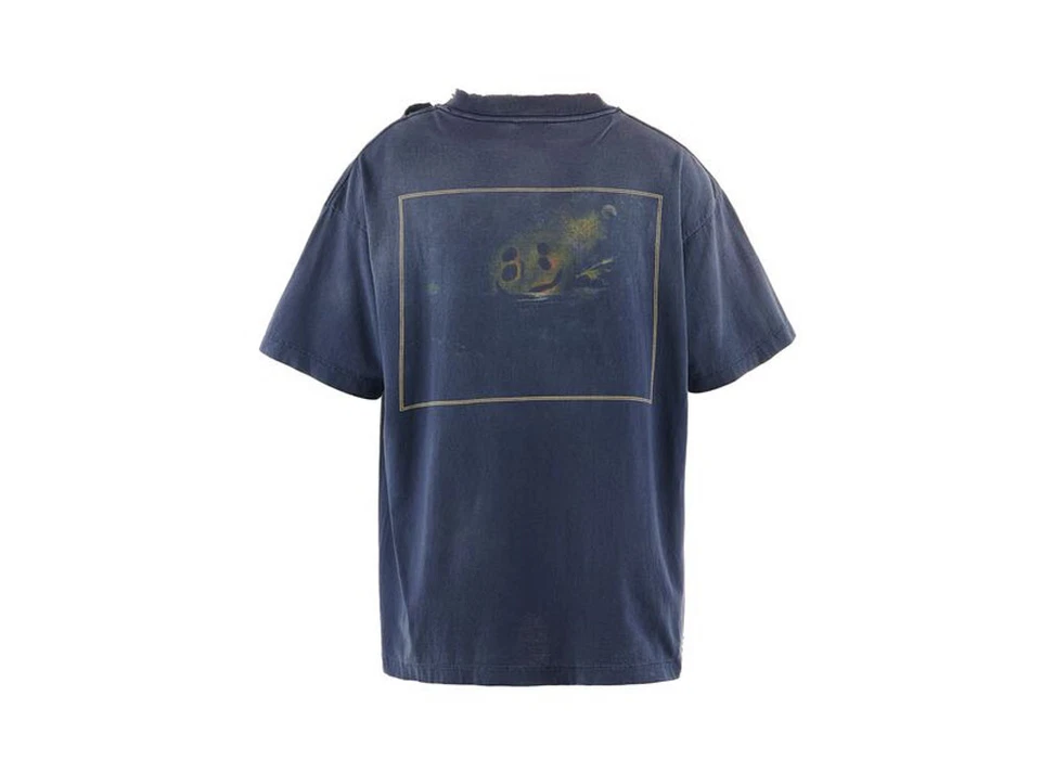 Camiseta SAINT Mxxxxxx x Cactus Plant Flea Market SS Estrella Azul Marino Talla M-XXL Foto 3 de 3