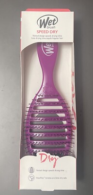 WET Brush SPEED DRY Vented Hair Brush  NEW IN PACKAGING - Purple
