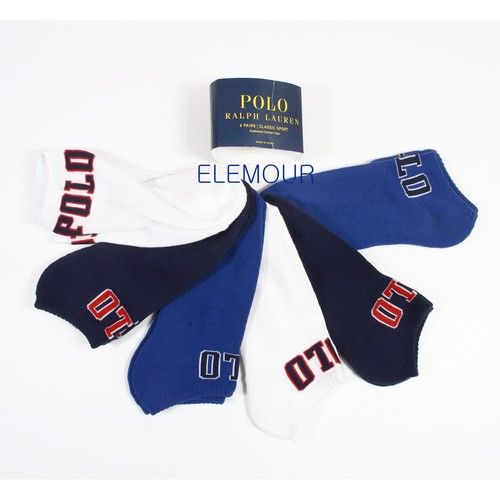 Polo Ralph Lauren 6 pares de calcetines deportivos clásicos de corte bajo talla 6-12,5 - Imagen 14 de 32