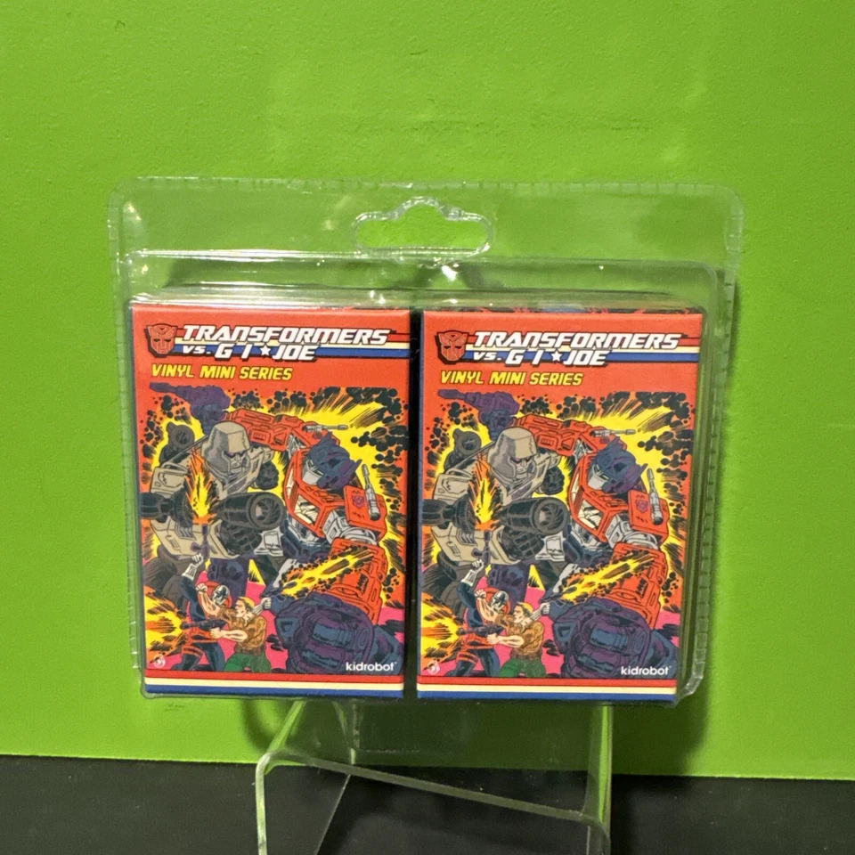 Kidrobot Hasbro 3" Vinyl Figure Transformers vs. G.I. Joe Vinyl Mini Series Set - Image 2 of 4