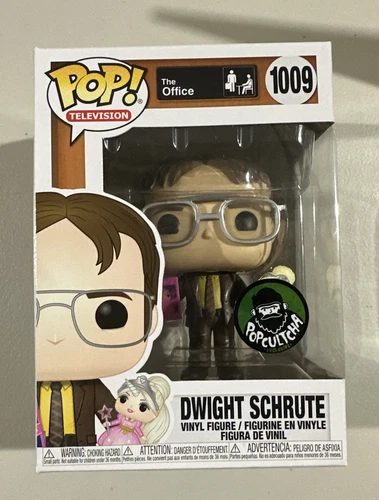 Dwight schrute with unicorn doll The office #1009 Funko pop vinyl RARE EXCLUSIVE