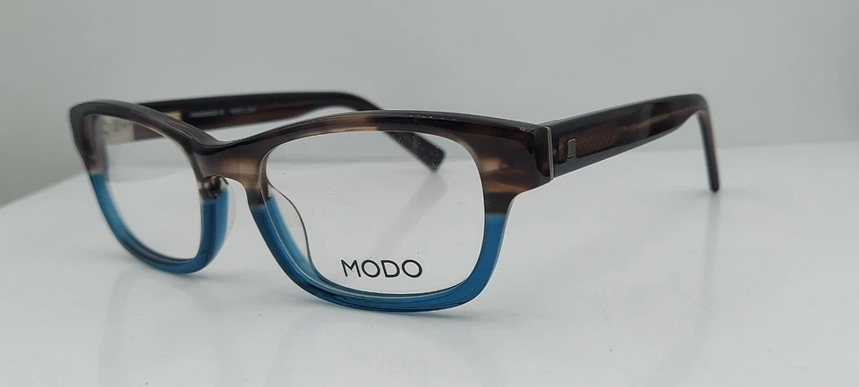 Очки солнцезащитные Modo 6035 синие серые овальные оправы Япония - Изображение 2 из 4