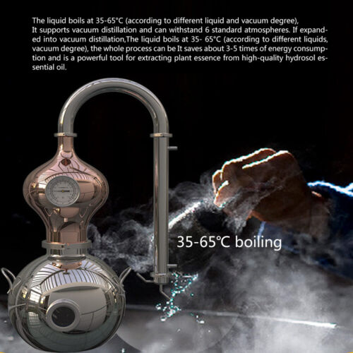 4Gal Distiller Still for Home Use SS304 Kit Vinificazione Kit Distillazione Birrificazione - Foto 5 di 21