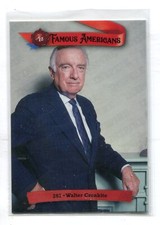 2021 HA Historic Autographs Famous Americans Walter Cronkite #267 RED SP SSP