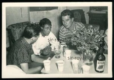 Tripoli 1953 - Four Roses Whiskey Bottle on Table - 1950s - Photo 10x7cm