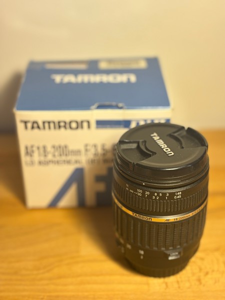Objetivo Tamron 18-200 para Canon