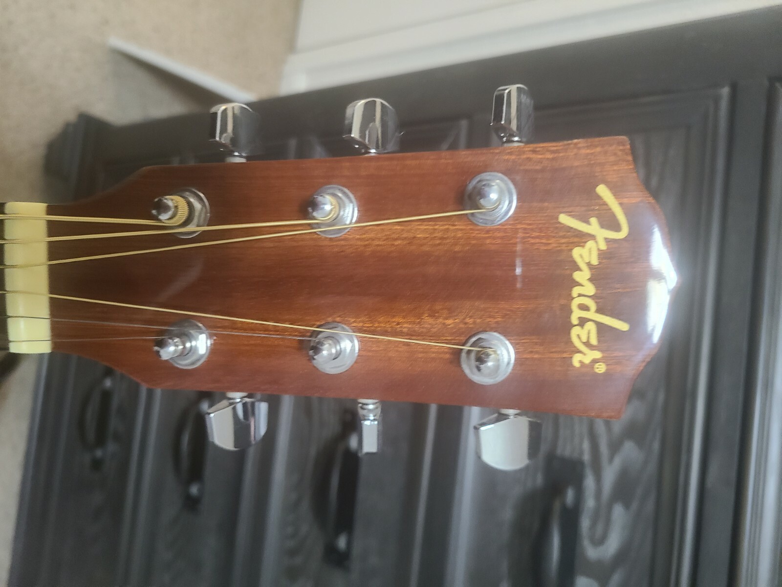 DG60/NAT Fender Acoustic Guitar w/ case and accessories eBay