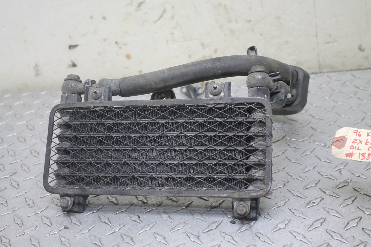 OEM Engine OIL COOLER w/Lines 93-04 ZX6 ZX6E ZX600 Ninja ZZR600