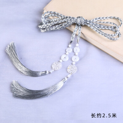Imitation Jade Pendant With Hanfu Tassels - Chinese Style Waist Accessory For Traditional Outfits - View #14