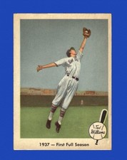 1959 Fleer Set-Break #  8 Ted Williams 1937 First Full Season EX-EXMINT
