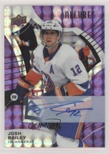2021-22 Upper Deck Allure Purple Diamond Auto 3/10 Josh Bailey #49 Auto 1t8r