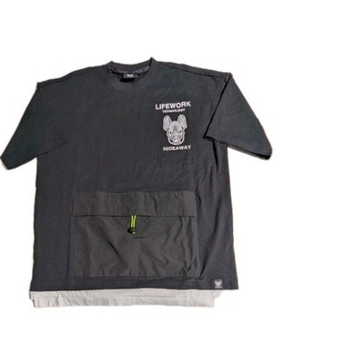 Lifework Hideaway Genuine T-shirt With Cinch Pouch Size L