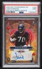 2023 5 Card Draw Stacked Deck 1/5 Juice Scruggs PSA 9 MINT Rookie Auto RC 01lu. rookie card picture