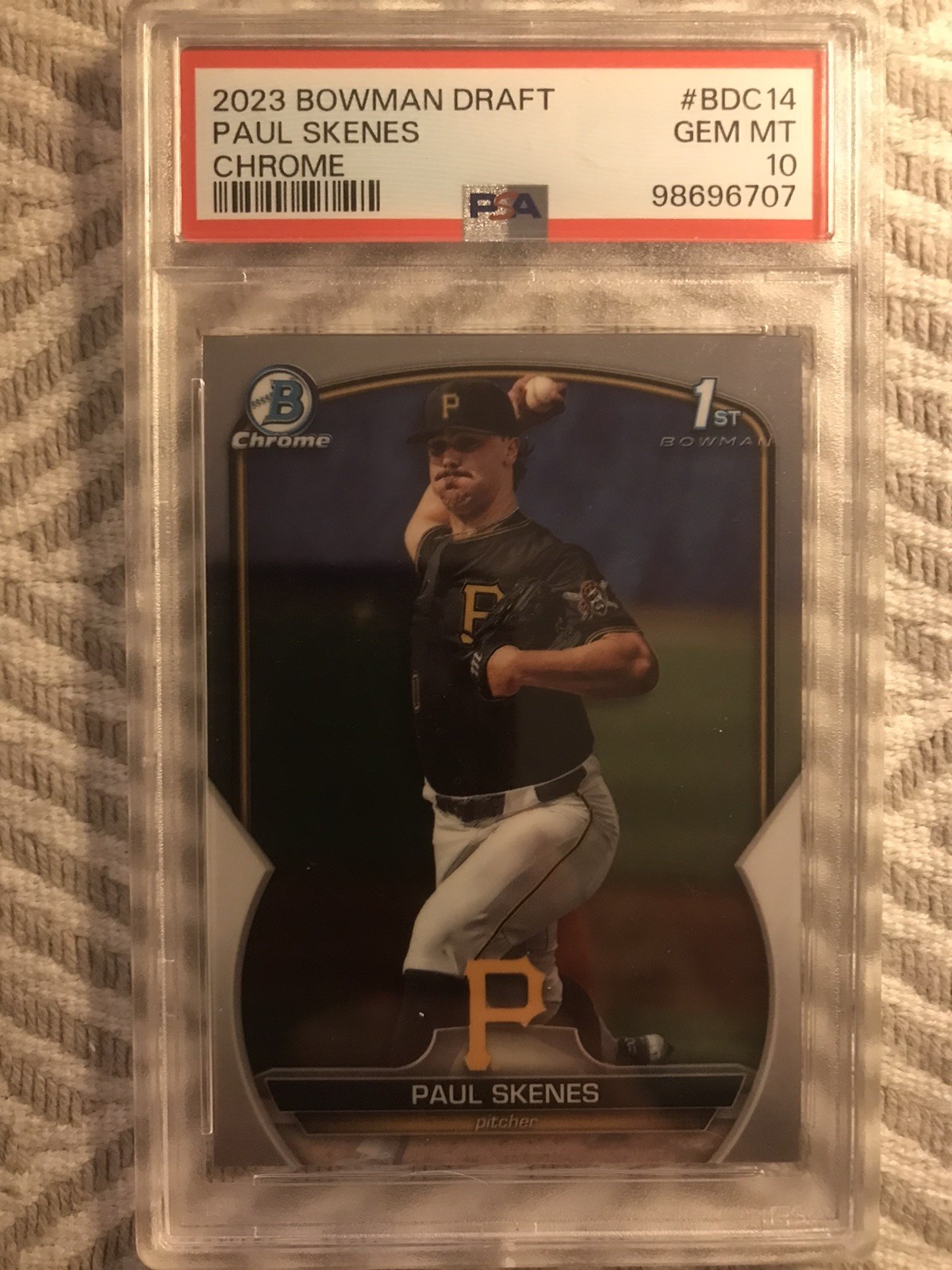 2023 bowman chrome paul skenes psa 10