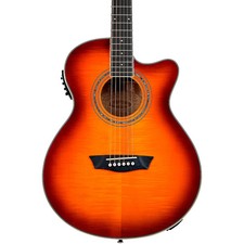 Washburn EA15 Festival Series AcousticElectric Guitar Iced Tea Burst