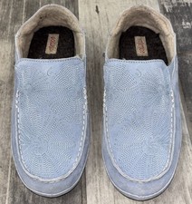 Olukai Nohea Women's Slippers, Size 11-Blue EUC  