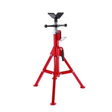 V-Head Pipe Jack Stand with Robust V-Head 1/8 to 12 Inch Capacity