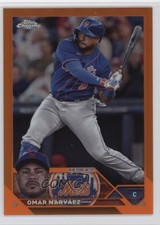 2023 Topps Chrome Update Orange Refractor 20/25 Omar Narvaez Narváez #USC69 11bi