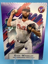 2025 Topps Pristine Zack Wheeler Purple Refractor /99 Phillies