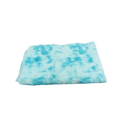 Luxurious Shag Area Rug Long Pile Carpet For Living Room Blue BAK