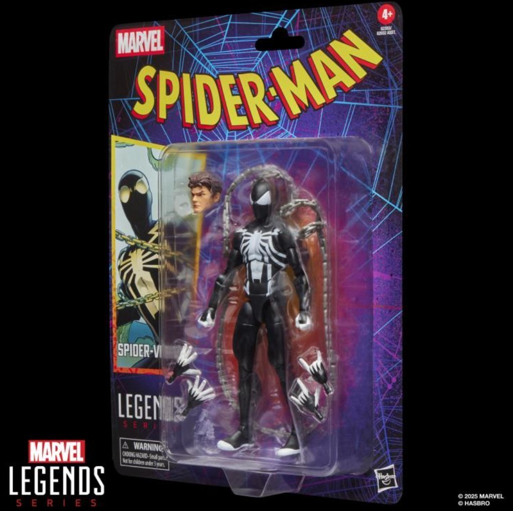 Spider-Man Marvel Legends Retro Cardback Spider-Venom Figure ***IN