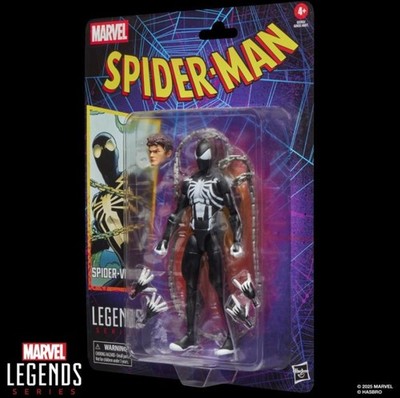 Spider-Man Marvel Legends Retro Cardback Spider-Venom Figure ***IN