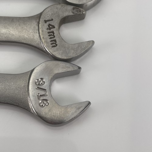 USA Craftsman 3 pc SAE and Metric 6 pt Combination Wrenches 9/16",14mm, & 15mm - Picture 9 of 12