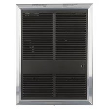 Recessed Electric Wall-Mount Heater, Recessed or Surface, 4000 W, 277V AC,