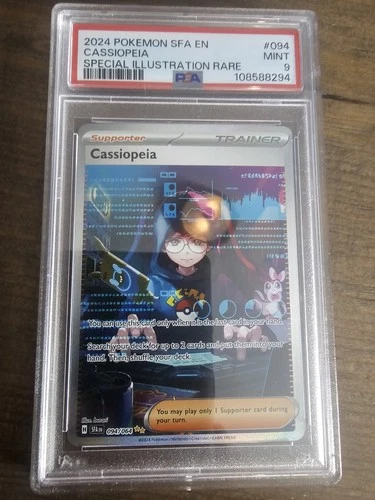 Pokemon Shrouded Fable 94/64 Cassiopeia Special Illustration Rare PSA 9