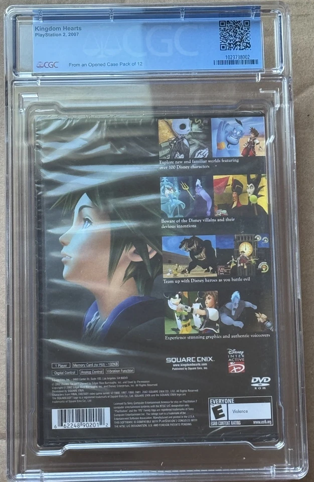 CGC 10.0 A+ Kingdom Hearts GREATEST HITS PlayStation 2 PS2 2007 Graded Game KH1 - Image 3 of 4