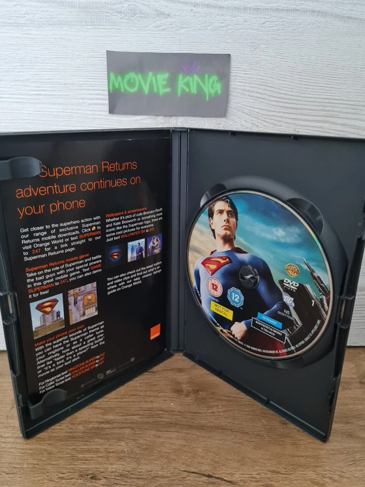 Superman Returns / Man Of Steel (DVD, 2013) {Superhero Movie} [Region 2] [UK] 12 - Image 2 of 4