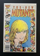 New Mutants #45 MARK JEWELERS! NM Marvel 25th Anniversary 1986 Newsstand Key