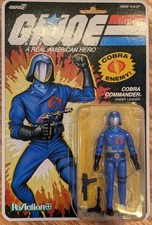 Super7 G.I. Joe Reaction Plus O-Ring Wave 1 Cobra Commander NEW MOC