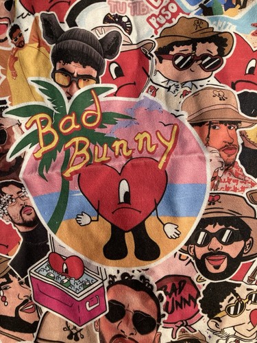 Bolso de Mano Bad Bunny Un Verano Sin Ti, Diseño Corazón Arte Álbum - Imagen 3 de 6