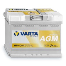 VARTA A8 (D52) Autobatterie, 60Ah 12V, Dynamic AGM, 560901068