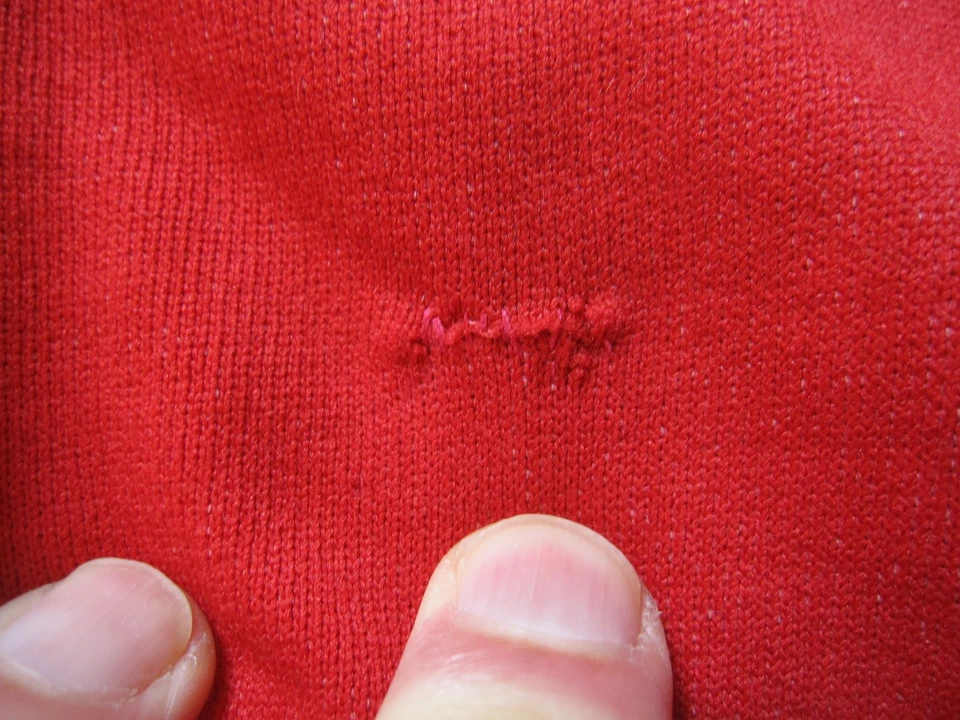 Veste Club Adidas Trefoil rouge Ventex 70'S Vintage Jacket sport tracksuit - L - Photo 3/4