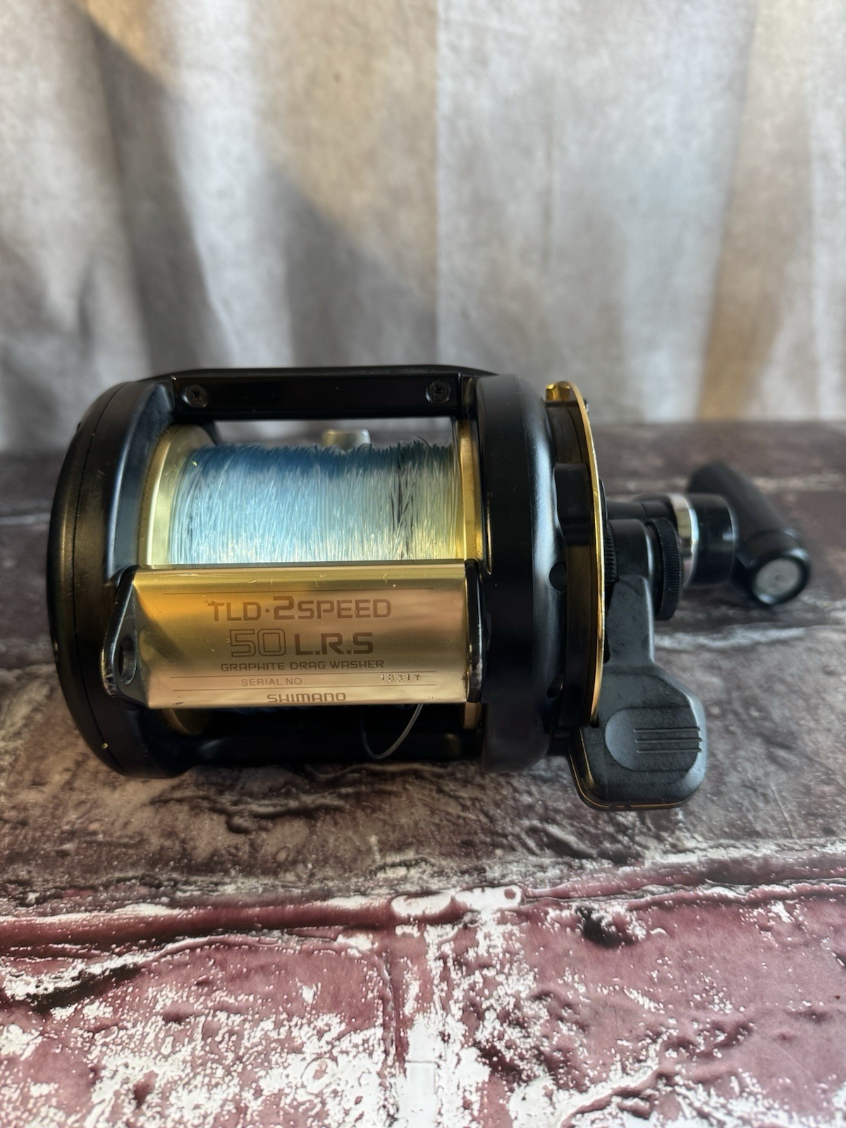 Shimano TLD-2 Speed 50 LRS Graphite Drag Washer Salt Water Fishing Reel