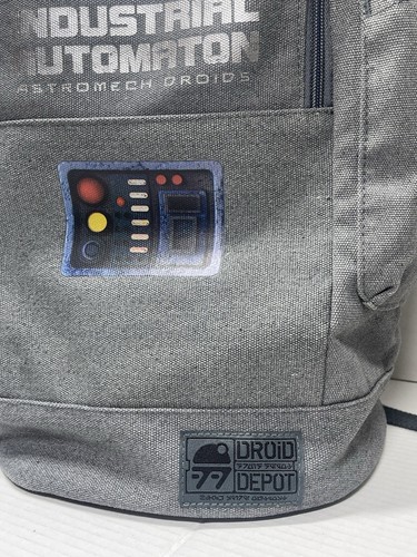 Disney Star Wars Rucksack grau Droid Depot Galaxys Edge Industrieautomation - Bild 3 von 12